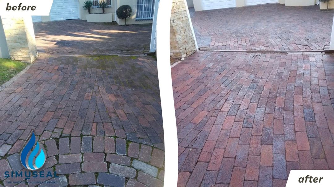 Before and after — Strip & re-seal, Johannesburg
