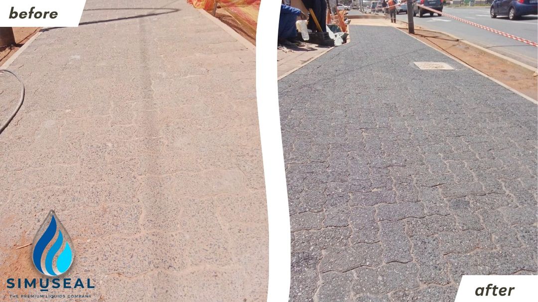 Before and after — Sealed & protected, Johannesburg